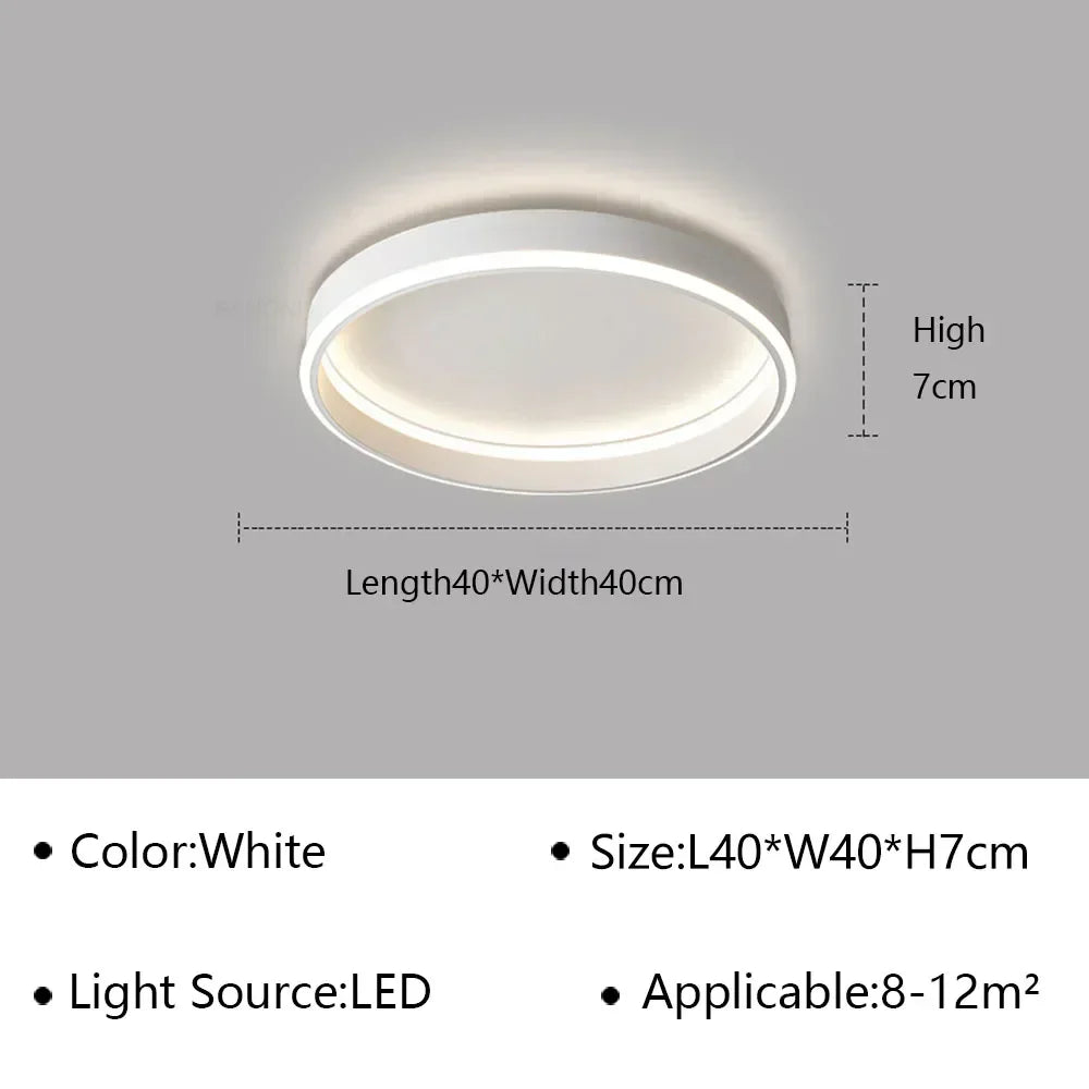 DecorBites™ Geometric LED Ceiling Lamp Chandelier for Living Dining Room Study Bedroom Aisle Balcony