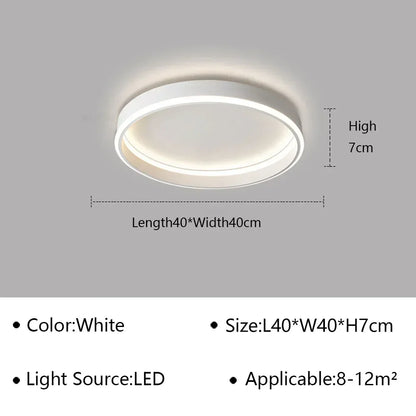 DecorBites™ Geometric LED Ceiling Lamp Chandelier for Living Dining Room Study Bedroom Aisle Balcony