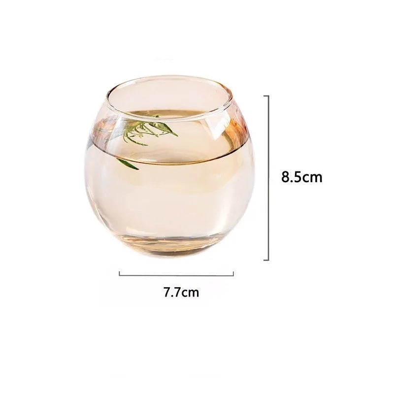 Decorbites™ 400ml Transparentes Glas-Kaffeetasse für Zuhause, Bar, Partys und Cocktails