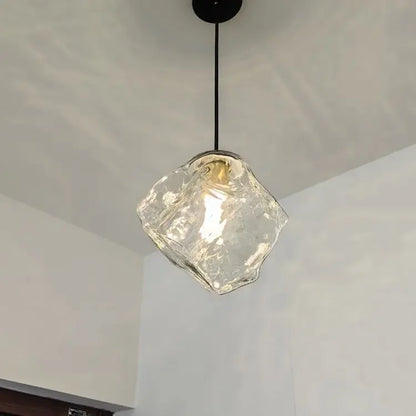 Ice Cube Lava FRP Pendant Light, Adjustable 3-Color