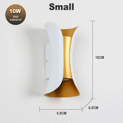 Decorbites™ LED Wasserdichte Wandlampe 10W Modern Luxuriöses Innen- und Außenleuchte