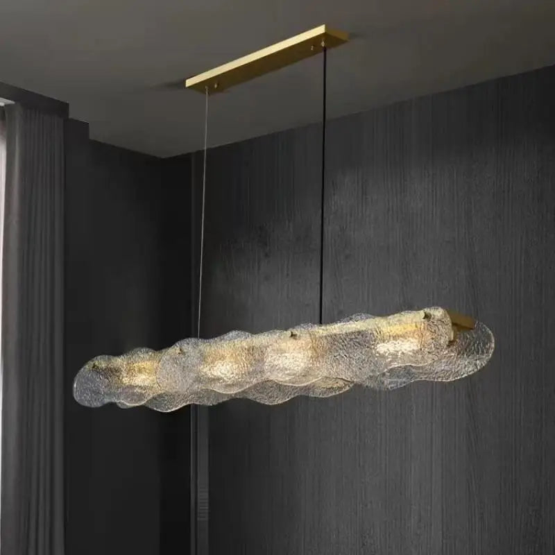 Decorbites™ Kunstglas-Esszimmertisch-Leuchter: Moderne Luxus-LED-Hängeleuchten