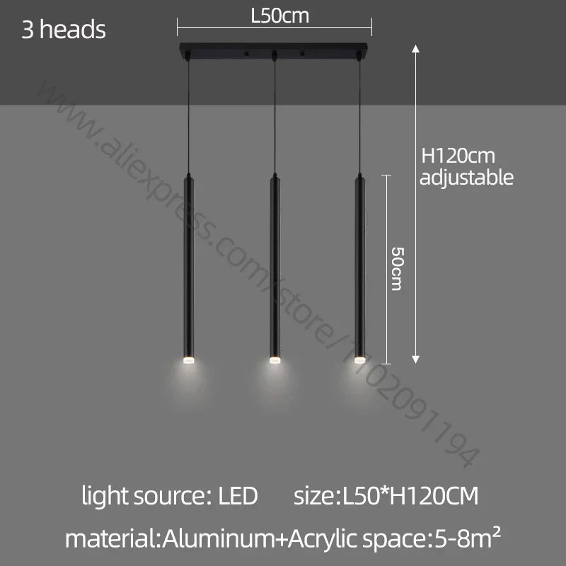 Cylindrical Glossy Chandelier