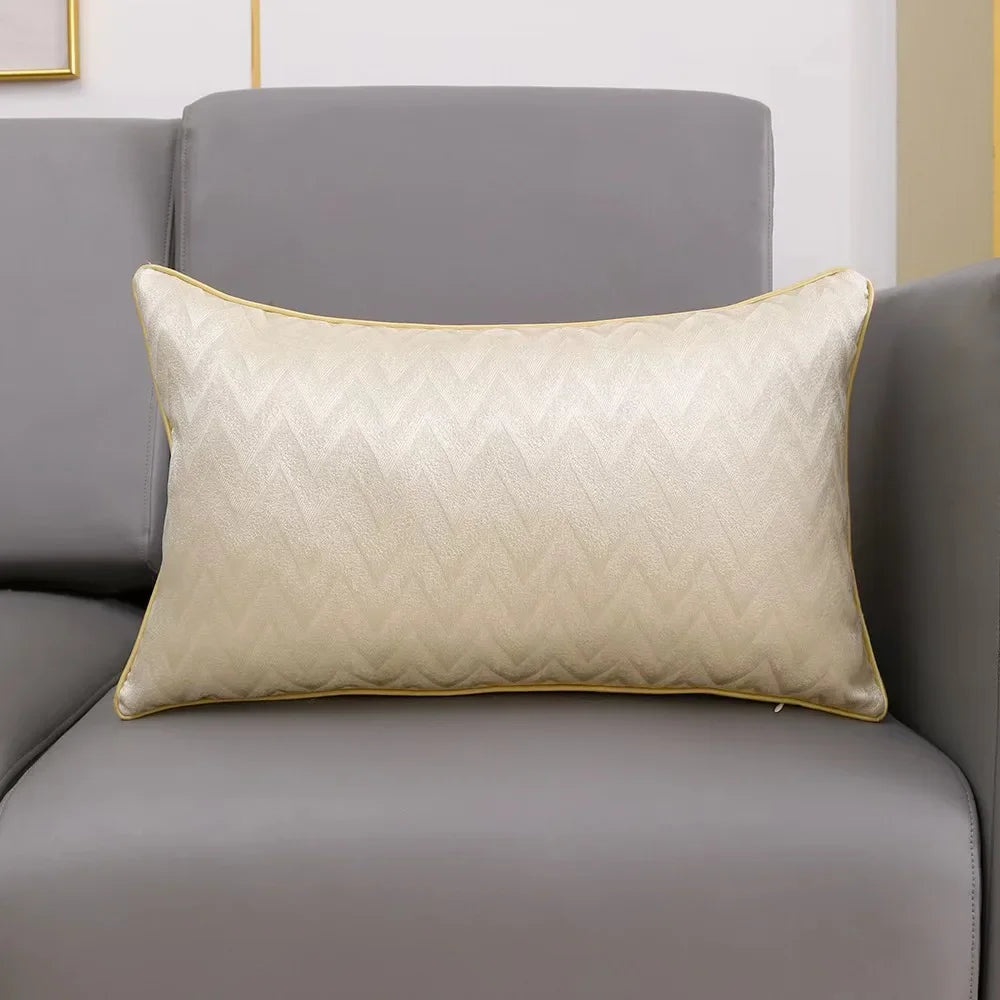 Decorbites™ Hahnentritt-Muster Kissenbezug 30x50 cm Schwarz und Weiß Bogen-Taille Kissenhülle