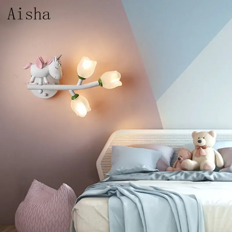 Decorbites™ LED-Wandleuchte für Kinderzimmer – Cartoon-Beleuchtung für die Kinderstube