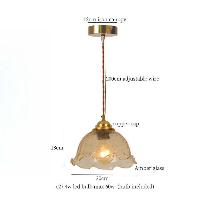 Decorbites™ Gesprungene Glas LED-Hängeleuchten für Heimdekoration, Restaurant, Wohnzimmer, Küche