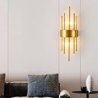 Decorbites™ Gold-Kristall-Wandleuchten: Moderne LED-Wandleuchte für Schlafzimmer, Wohnzimmer und Badezimmer
