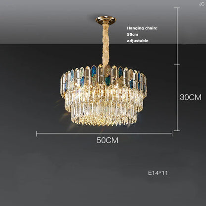 Decorbites™ dimmbare LED-Muschel-Kristall-Leuchter für das Wohnzimmer