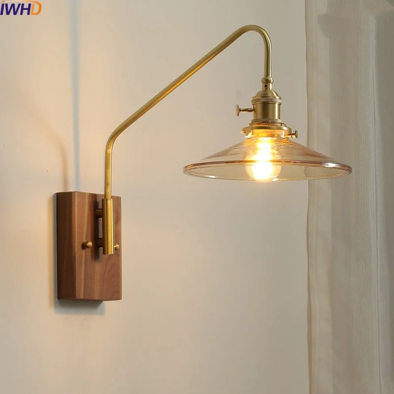 Decorbites™ Glas-Kupfer-LED-Wandleuchte Moderne Treppenbeleuchtung