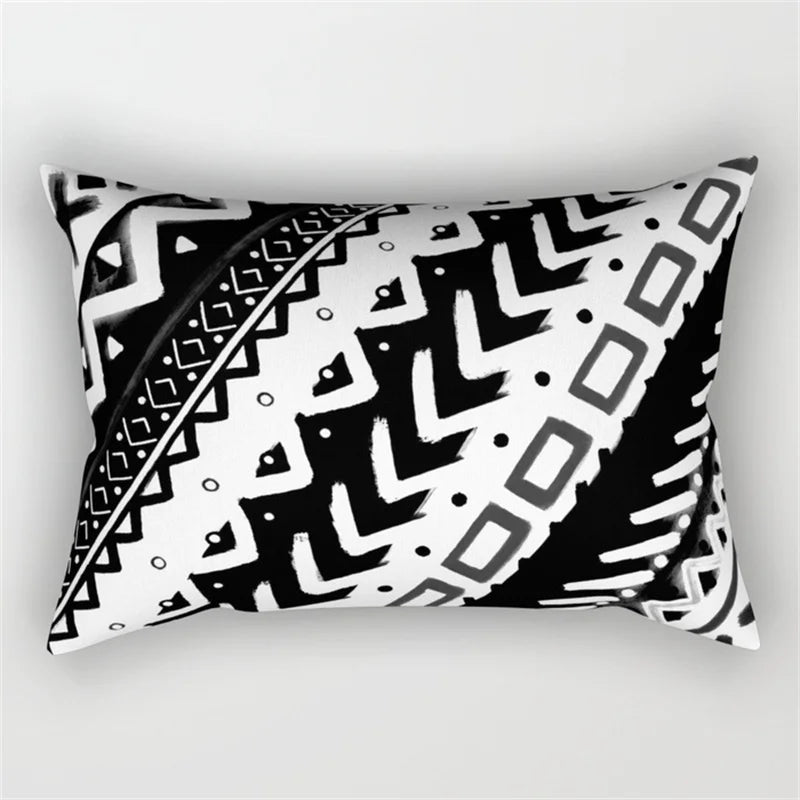 Decorbites™ Geometrisches Wellenlinien-Taljen-Kissenbezug-Set