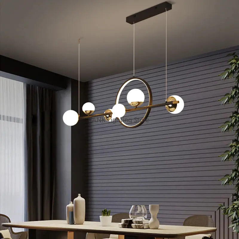 Decorbites™ LED-Langstreifen-Hängeleuchte: Nordisches minimalistisches Design für Wohnzimmer, Restaurant, Bar
