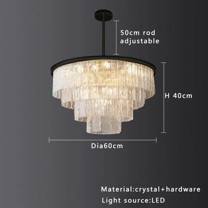 Decorbites™ Kristallglas-Deckenleuchter | Vintage-Luxus-Dekoration für Esszimmer und Wohnzimmer