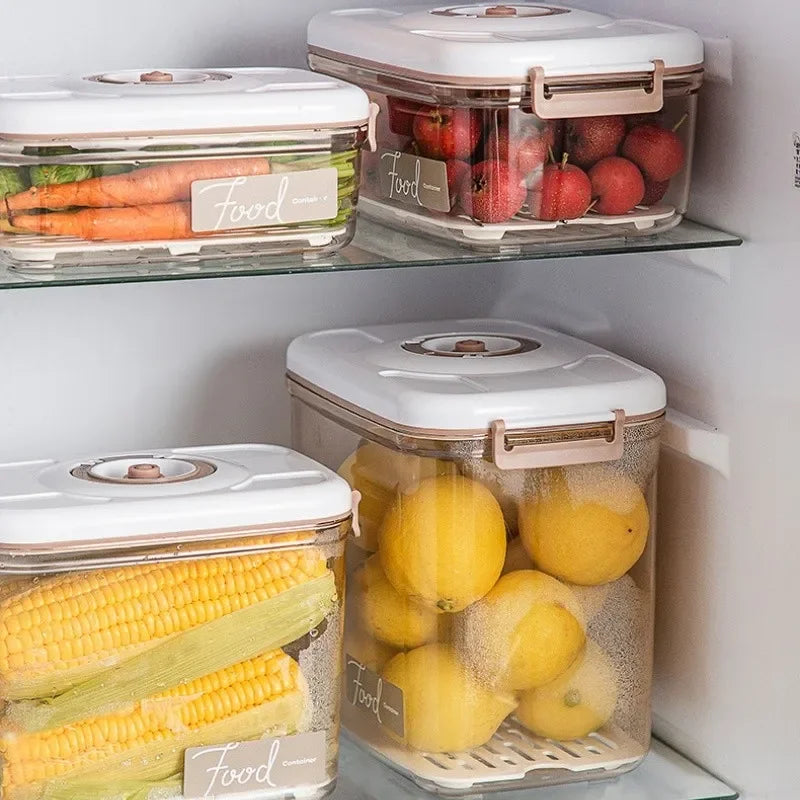 Decorbites™ Frische-erhaltender Vakuumbehälter: Großvolumiger Lebensmittelorganisator.