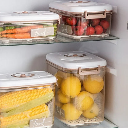 Decorbites™ Frische-erhaltender Vakuumbehälter: Großvolumiger Lebensmittelorganisator.