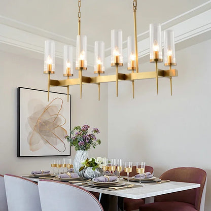 Decorbites™ Gold Metall Glas LED Anhängerleuchten Kette Hängelampe
