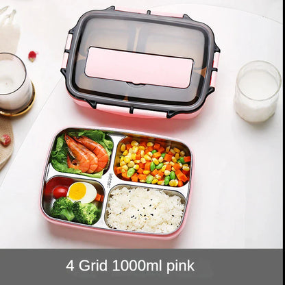 Decorbites™ Kinder-Mittagessens-Set: Tasche, Thermosflasche, Bento-Box, Thermische Lunchboxen