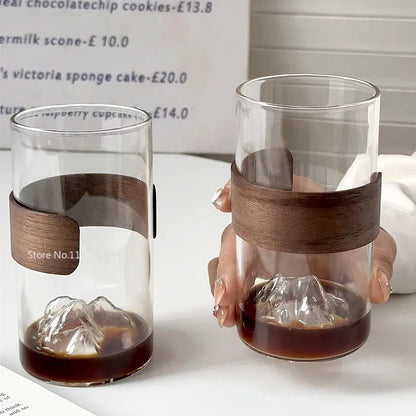 Decorbites™ Guanshan Hängeohr-Kaffeetasse Glas-Wasserbecher für Handgebrühter Latte-Tee-Getränk
