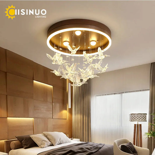 Decorbites™ Tanzende Mädchen LED-Kronleuchter: Moderne Kinderzimmerbeleuchtung, Cartoon-Deckenlampe