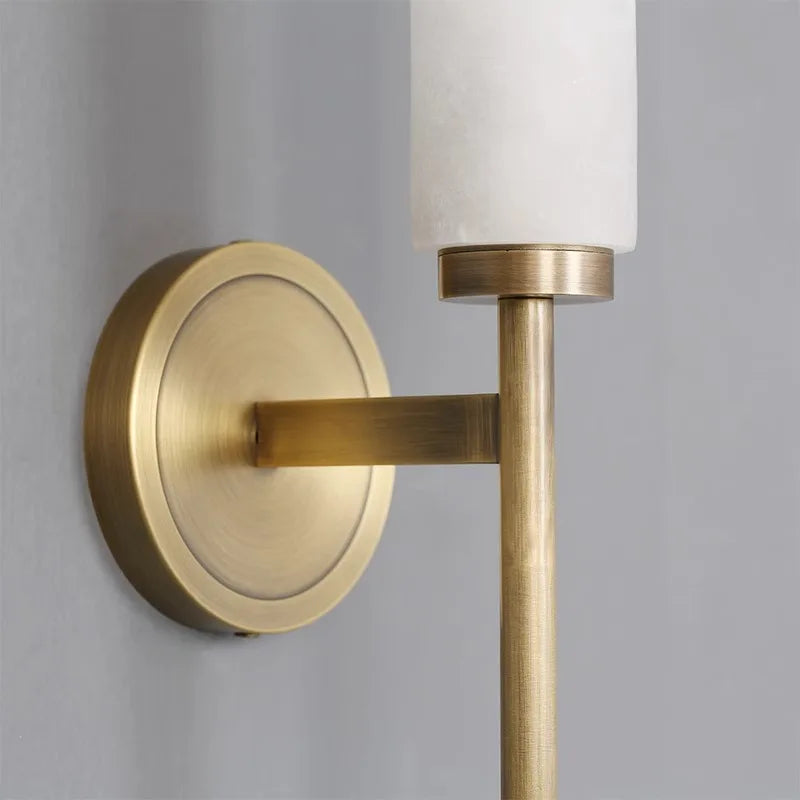 Decorbites™ Schwarz-Bronze-Messing-Marmor-Wandleuchten dimmbar Heimdekoration Wohnzimmerbeleuchtung