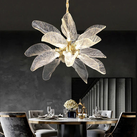 Decorbites™ Elegante Kupfer-Lüsterleuchte für Küche, Esszimmer und Wohnzimmer – Moderne Luxus-Kristalllampe