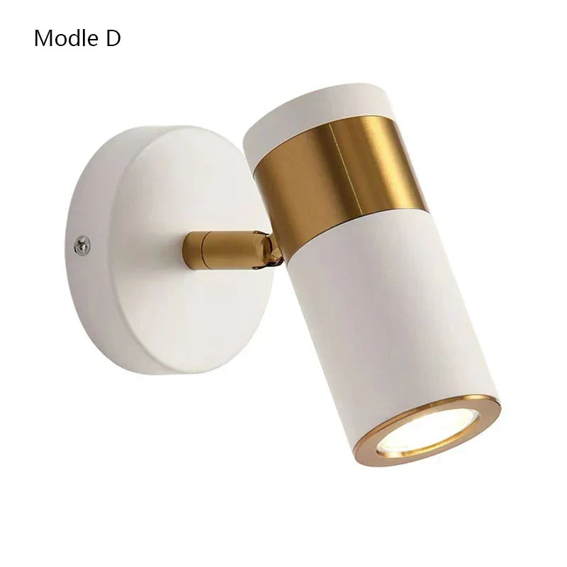 DecorBites™ Adjustable Nordic LED Wall Lamp for Bedroom, Modern Minimalist Rotating Light
