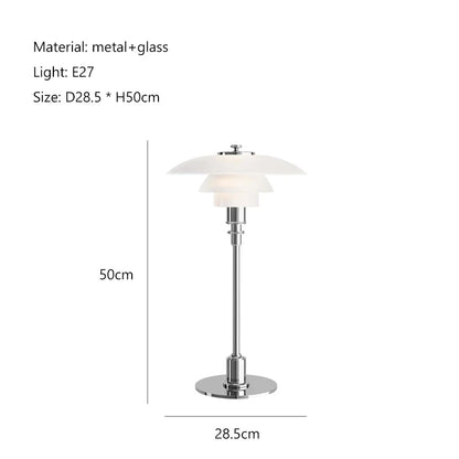 Decorbites™ Glas-Schirm-LED-Stehlampe für Wohnzimmer, Schlafzimmer – Nordisch Minimalistischer Retro-Stil