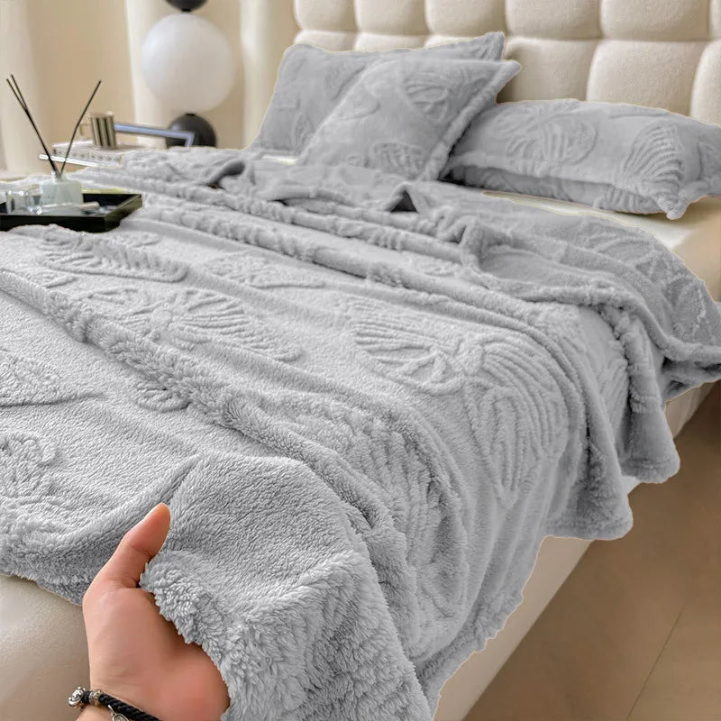 Chiffon Butterfly Jacquard Throw