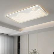 White Modern LED Chandelier
