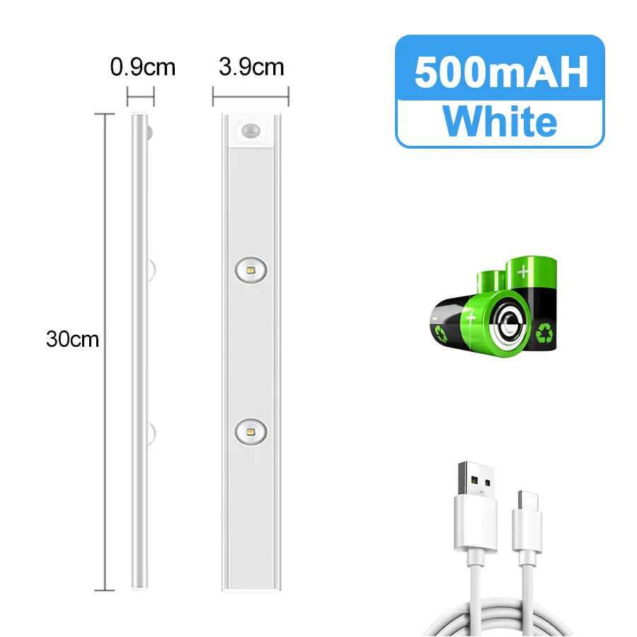 DecorBites™ LED Cabinet Lights Motion Sensor USB Rechargeable Wireless Kitchen Lamp
