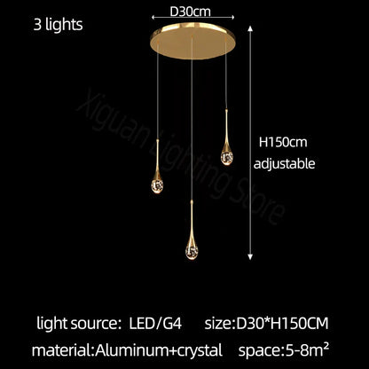 DecorBites™ Crystal Bubble Chandelier: Modern Luxury Lighting for Home, Dining, Bedroom & Stairwell