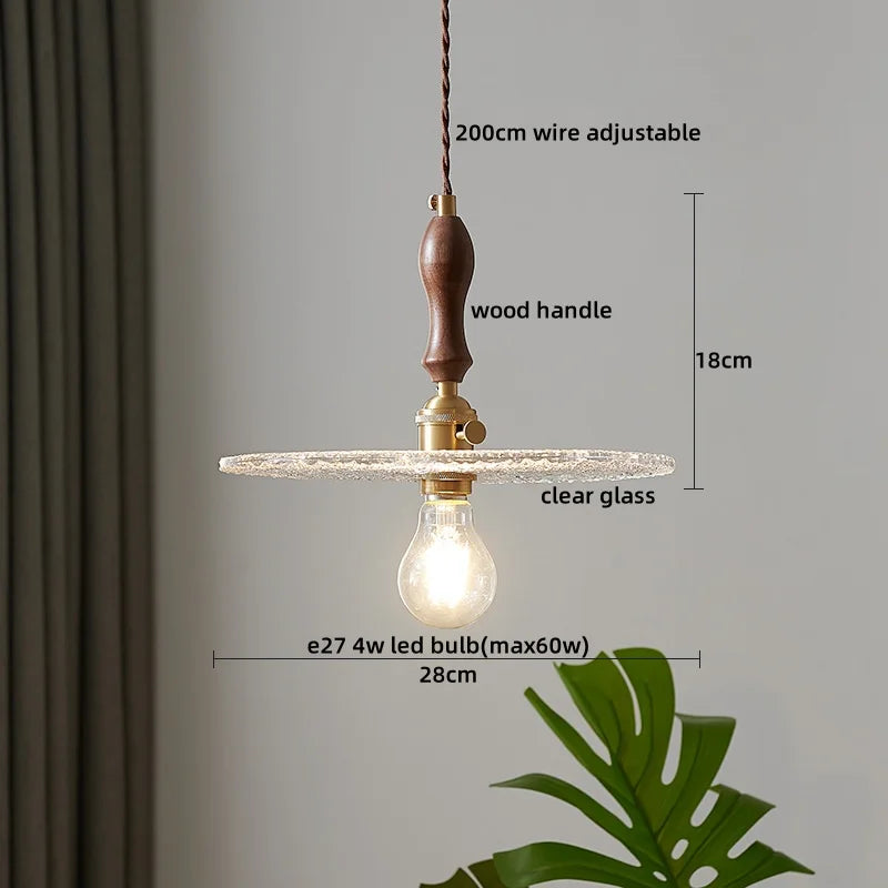 Decorbites™ Klar-Glas-Hängelampe im japanischen Stil mit LED-Hängeleuchten