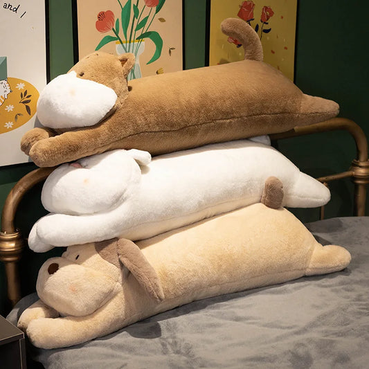 Decorbites™ Hund-Seiten-Schläfer-Körperkissen - Weiches & Flauschiges Bein-Support - Süßes Kaninchen-Design