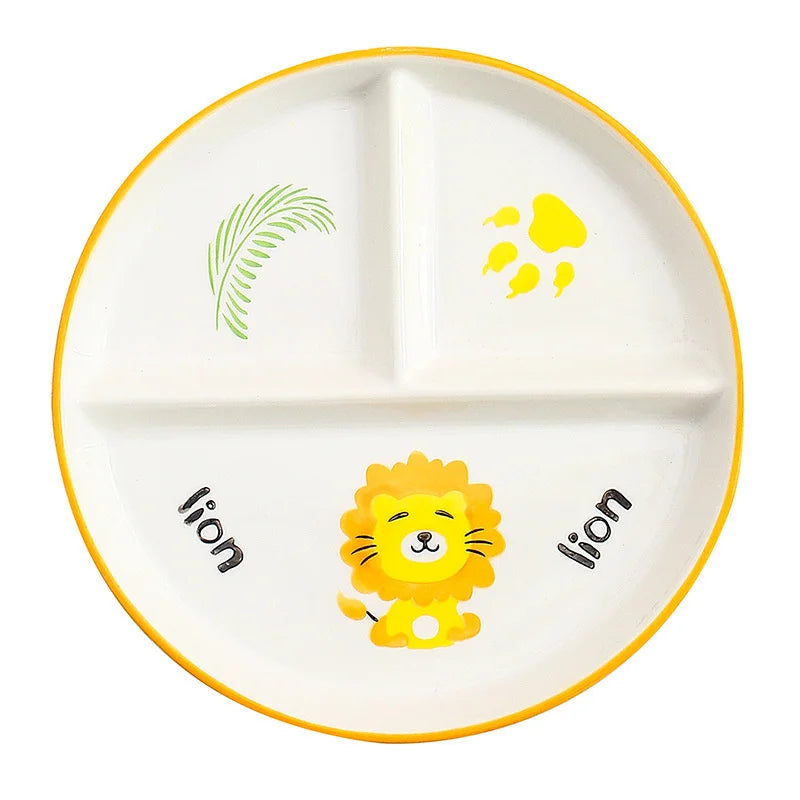 Ceramic Cartoon Divider Plate