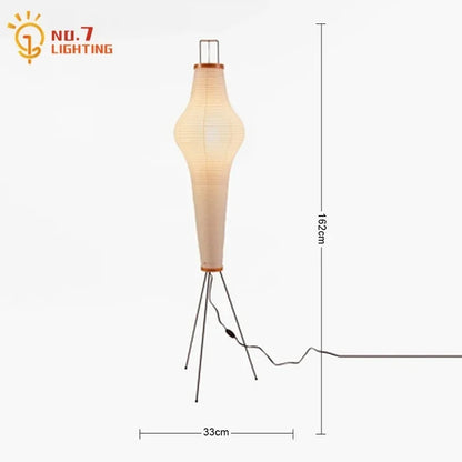 Decorbites™ Japanische Zen-Kunst-Stehlampe für Wohnzimmer, Schlafzimmer, Arbeitszimmer, Loft
