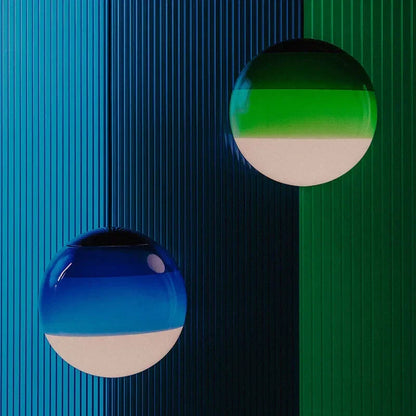 Nordische Minimalistische Farbverlauf-Glas-Kuppel-Hängeleuchten Restaurant Café Kinderzimmer Schaufenster-Dekoration LED-Licht