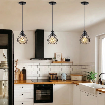Decorbites™ Industrielles Loft-Pendant-LED-Deckenleuchte für die Dekoration im Wohnzimmer, Küche und Zuhause