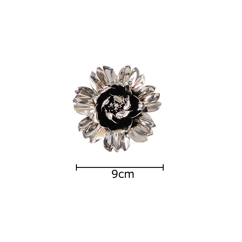 DecorBites™ Elegant Porcelain Peony Flower Wall Ornaments