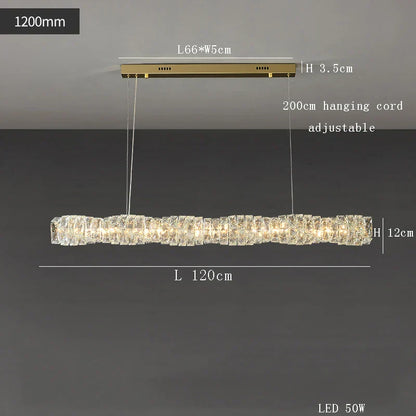 Decorbites™ Glasleuchter LED-Deckenleuchte modern für Wohnzimmer Hotel Speisesaal