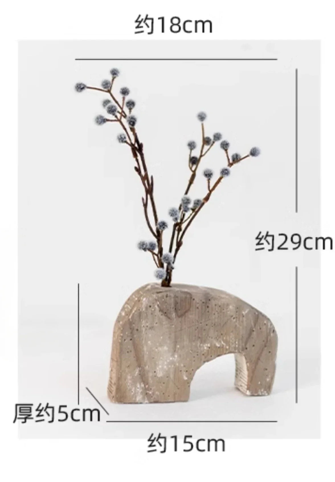 Decorbites™ Garten-Rattan-Hydroponik-Vasen Moderne Luxus-Bodenvasen-Dekoration