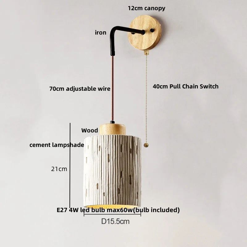 Cement LED Wall Lamp