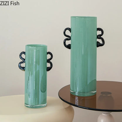 Decorbites™ Smaragdgrünes Glasvasen-Hydroponik-Pflanztöpfe Blumenraumausstellung