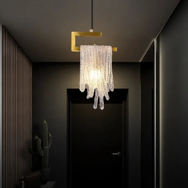 Decorbites™ Crystal-LED-Hängeleuchte: Moderne Kunst-Dekorationsleuchte für Schlafzimmer, Flur und Wohnzimmer