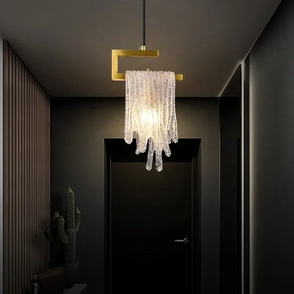 Decorbites™ Crystal-LED-Hängeleuchte: Moderne Kunst-Dekorationsleuchte für Schlafzimmer, Flur und Wohnzimmer