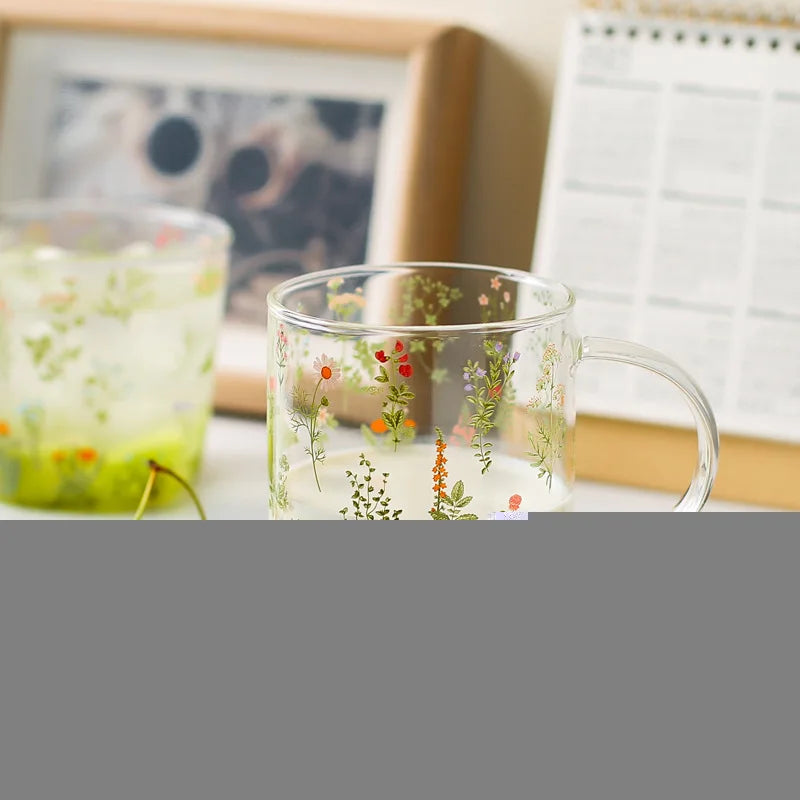 Glass Scale Heat-Resistant Cup