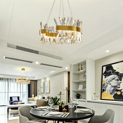 Decorbites™ Gold Metall S-förmige LED-Hängeleuchte für luxuriöses Wohnen, Schlafzimmer und Hotel