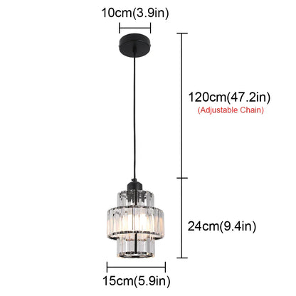 Decorbites™ K9-Kristall-Hängeleuchte Moderne Wohnzimmer-Deckenlampe LED-Halle Dekoration