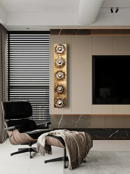 Decorbites™ Kristall-Wandleuchte Bronze Chrom Wandleuchte für Vintage-Wohnzimmer