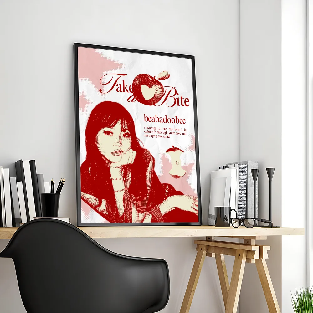 Rock Singer pretty B-Beabadoobee Poster Home living room Wall Art Garage Room Decor