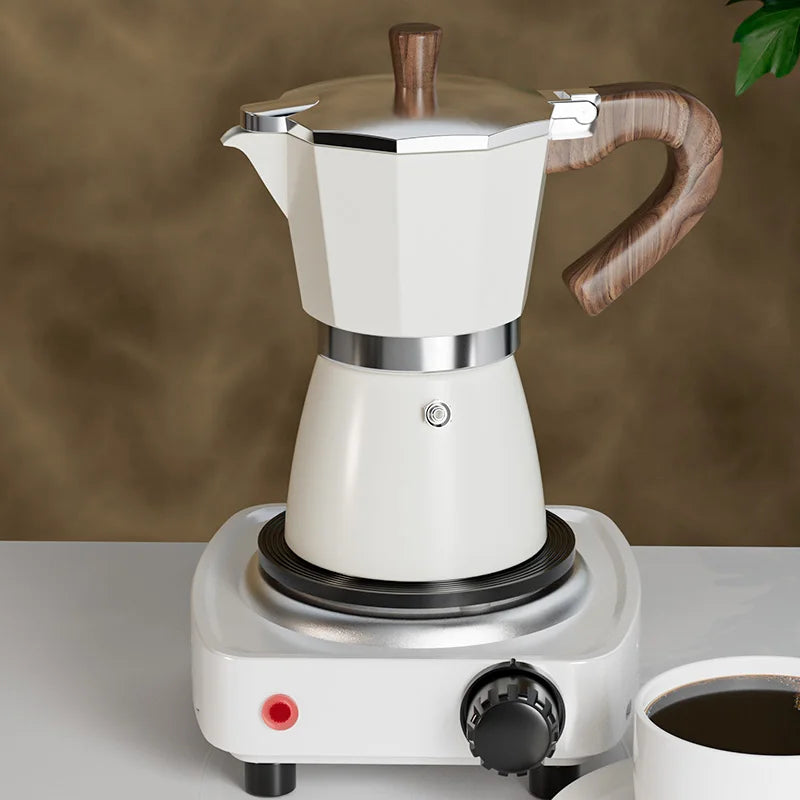 Decorbites™ 300ml Klassische Kaffeemaschine von GIANXI: Aluminium italienischer Herd-Mokka-Topf