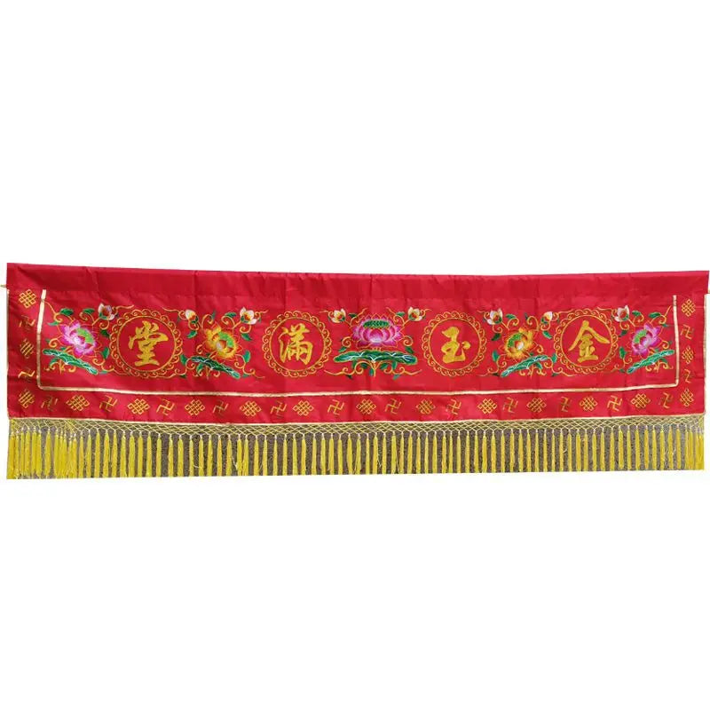 Decorbites™ Drachen-Gehäuse-Wandhänge-Altarvorhang-Set für buddhistische Haustempel-Anbetung